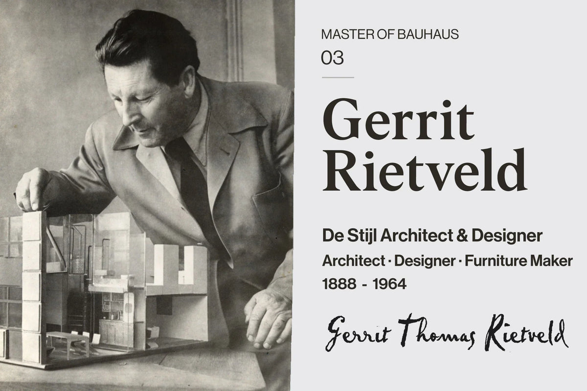 ヘリット・トーマス・リートフェルトとは?Gerrit Thomas Rietveldの生涯と代表作