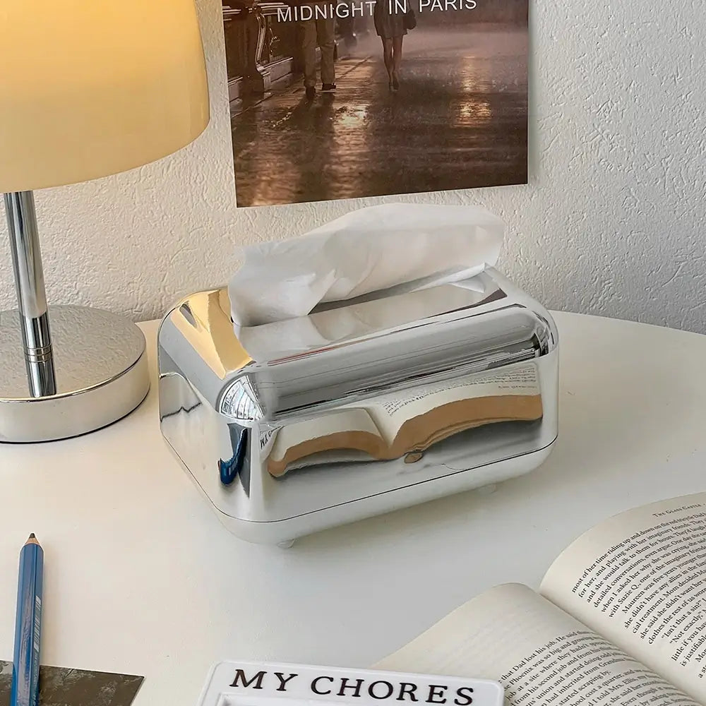 Modern chrome tissue box – Official Bauhaus Japan