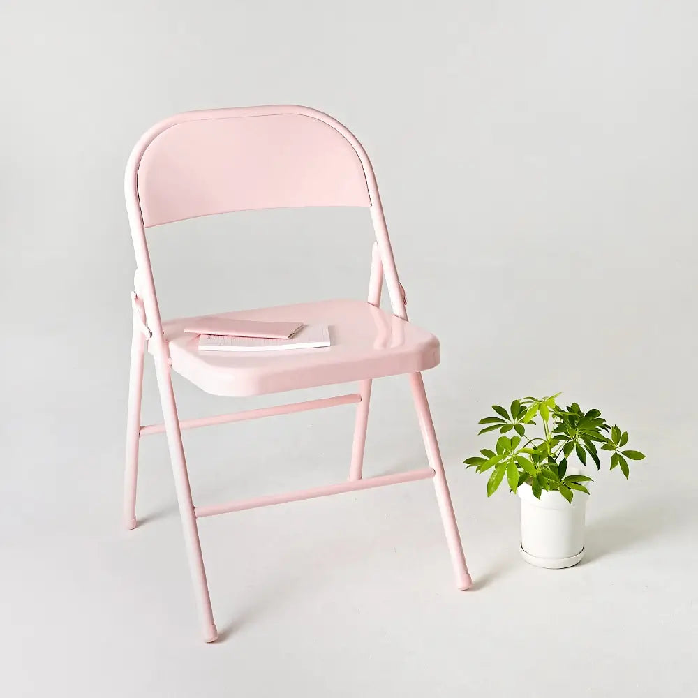 Mid-century folding colorful chair