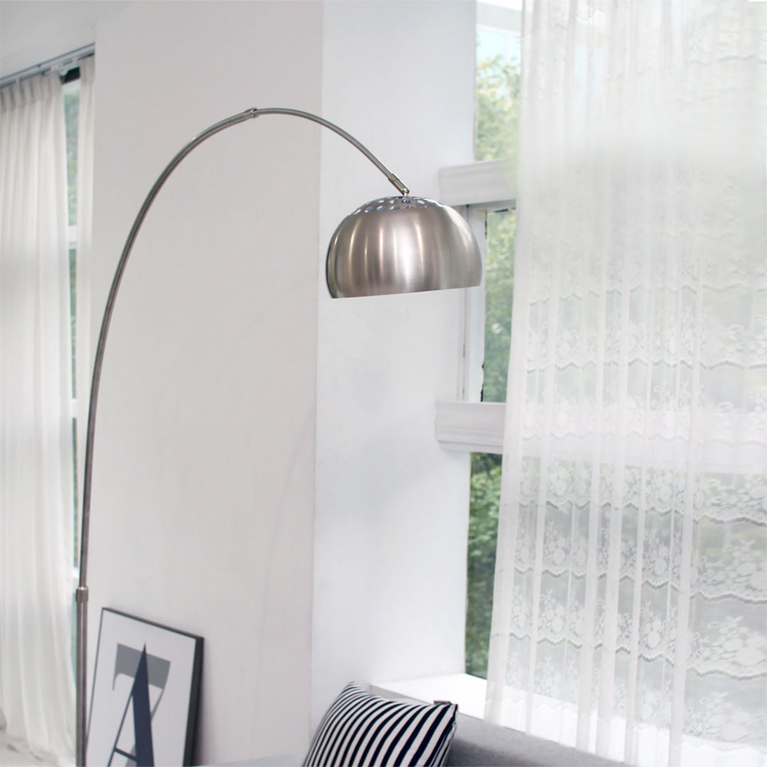 Arched floor lamp
