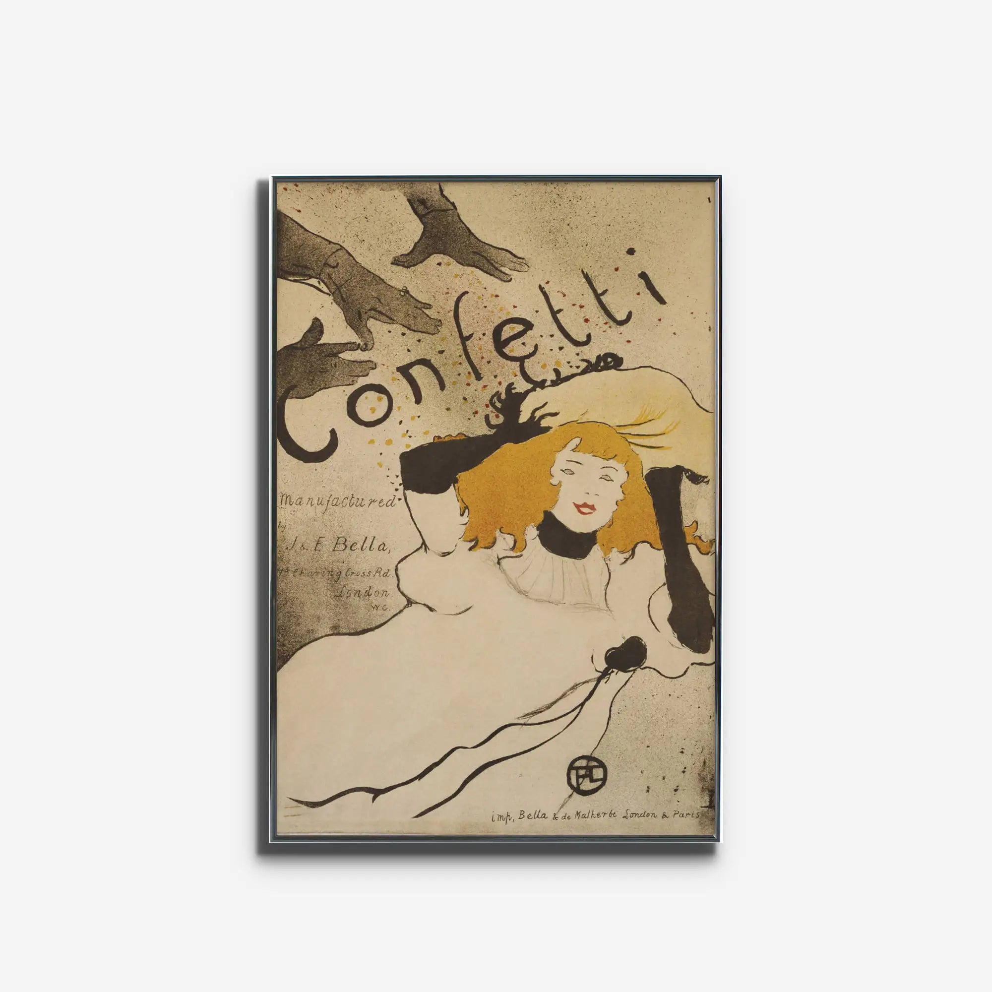 Toulouse-Lautrec "Confetti"
