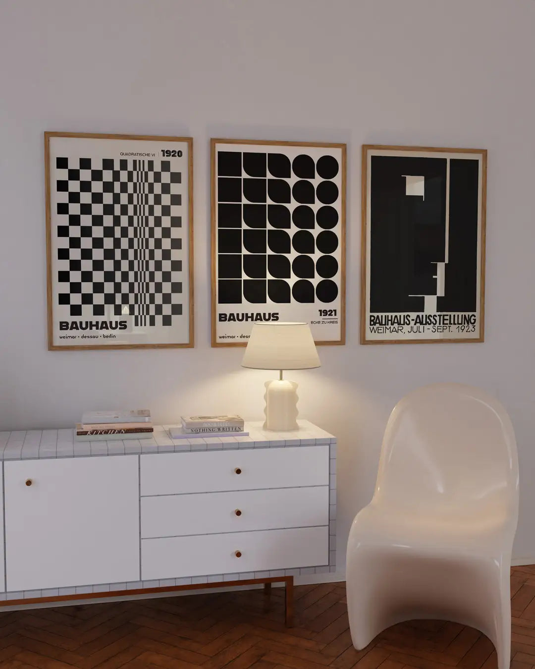 Ecke zu Kreis, in Black