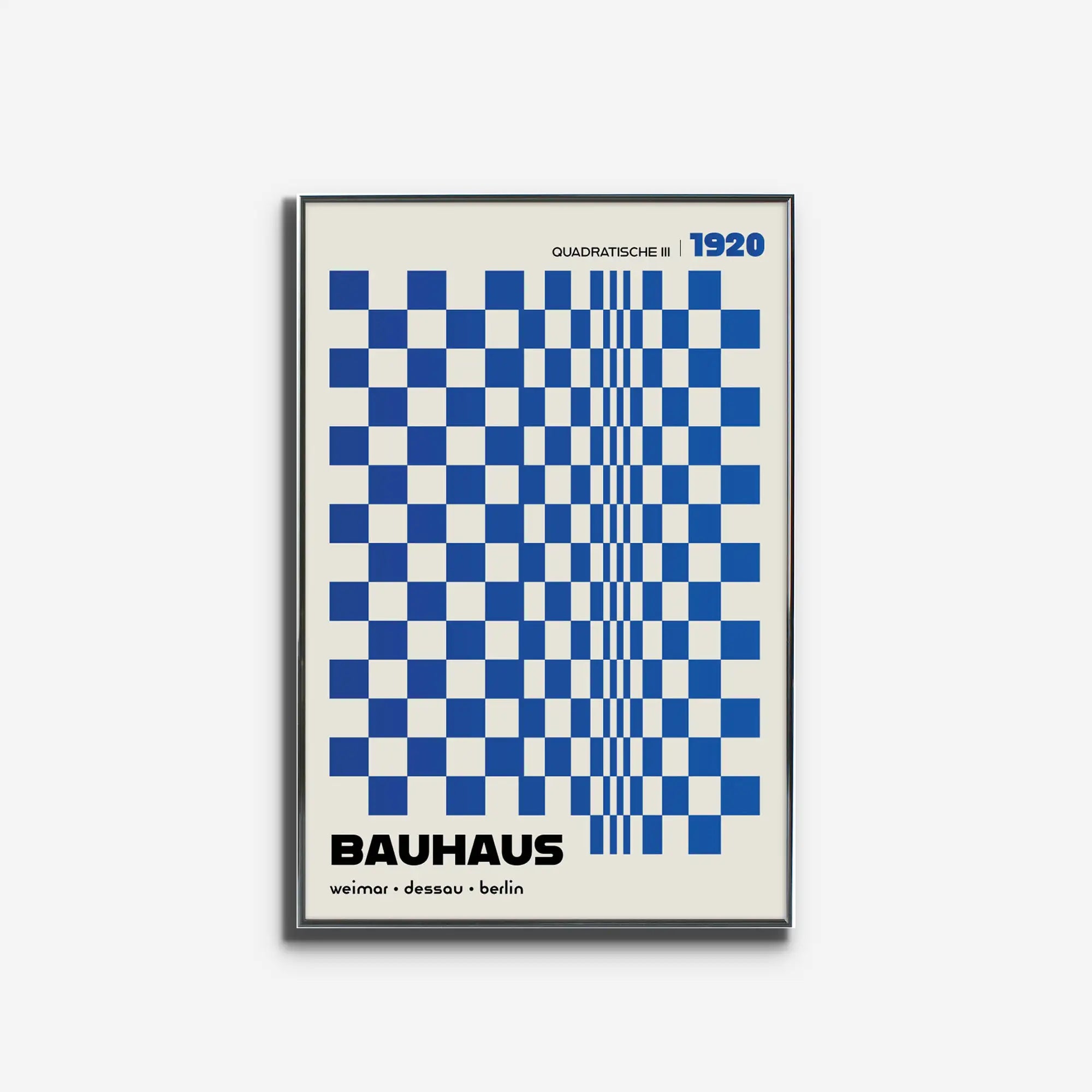 Quadratische, in Blue