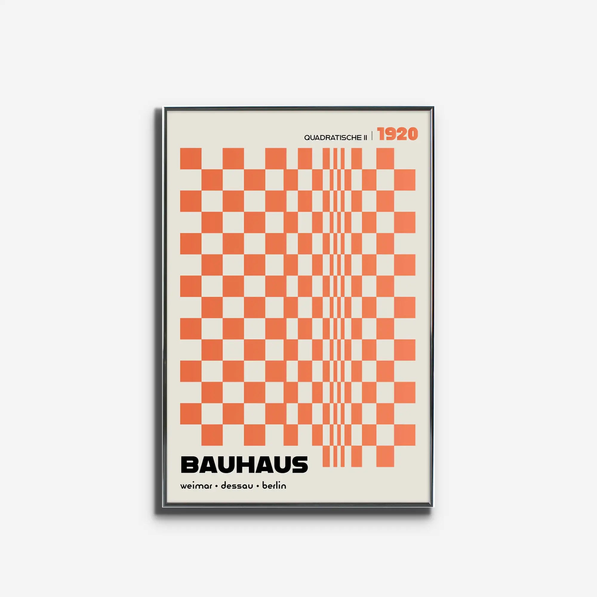 Quadratische, in Orange