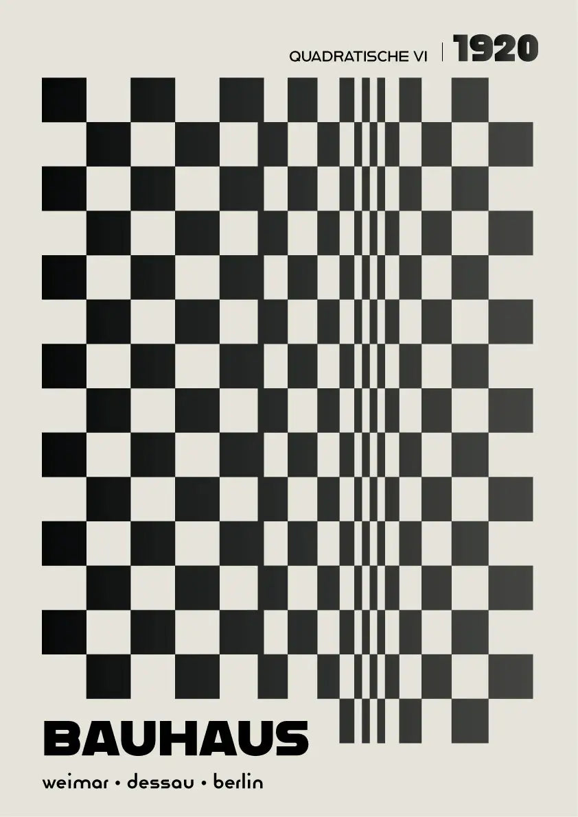 Quadratische, in Black