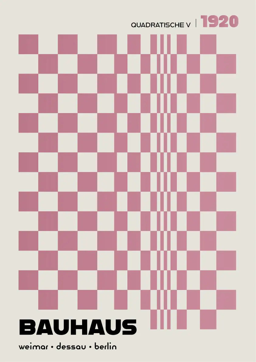 Quadratische, in Pink