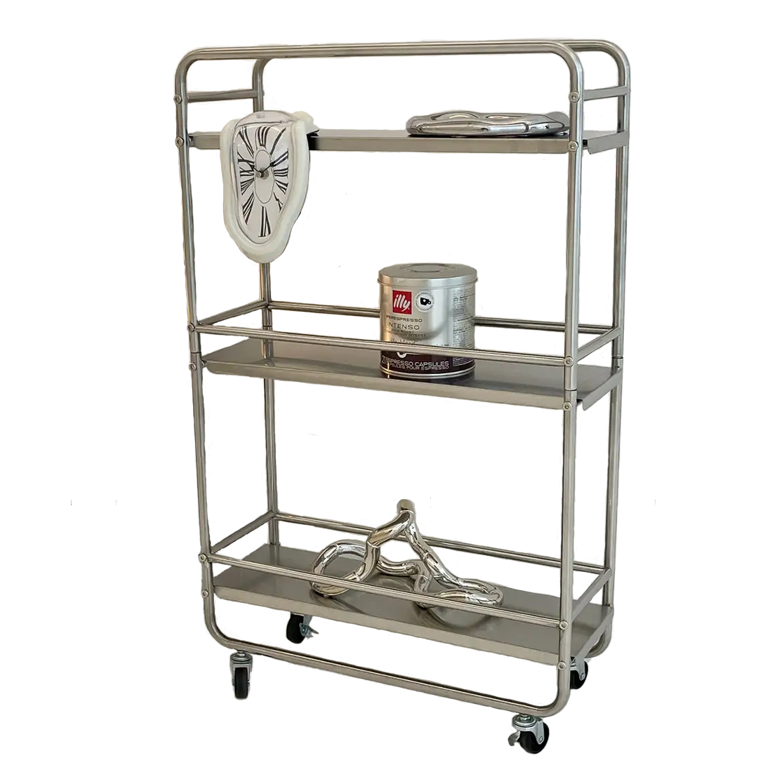 ホテル用バーサービングカート クリエイティブレストラン、金属製収納