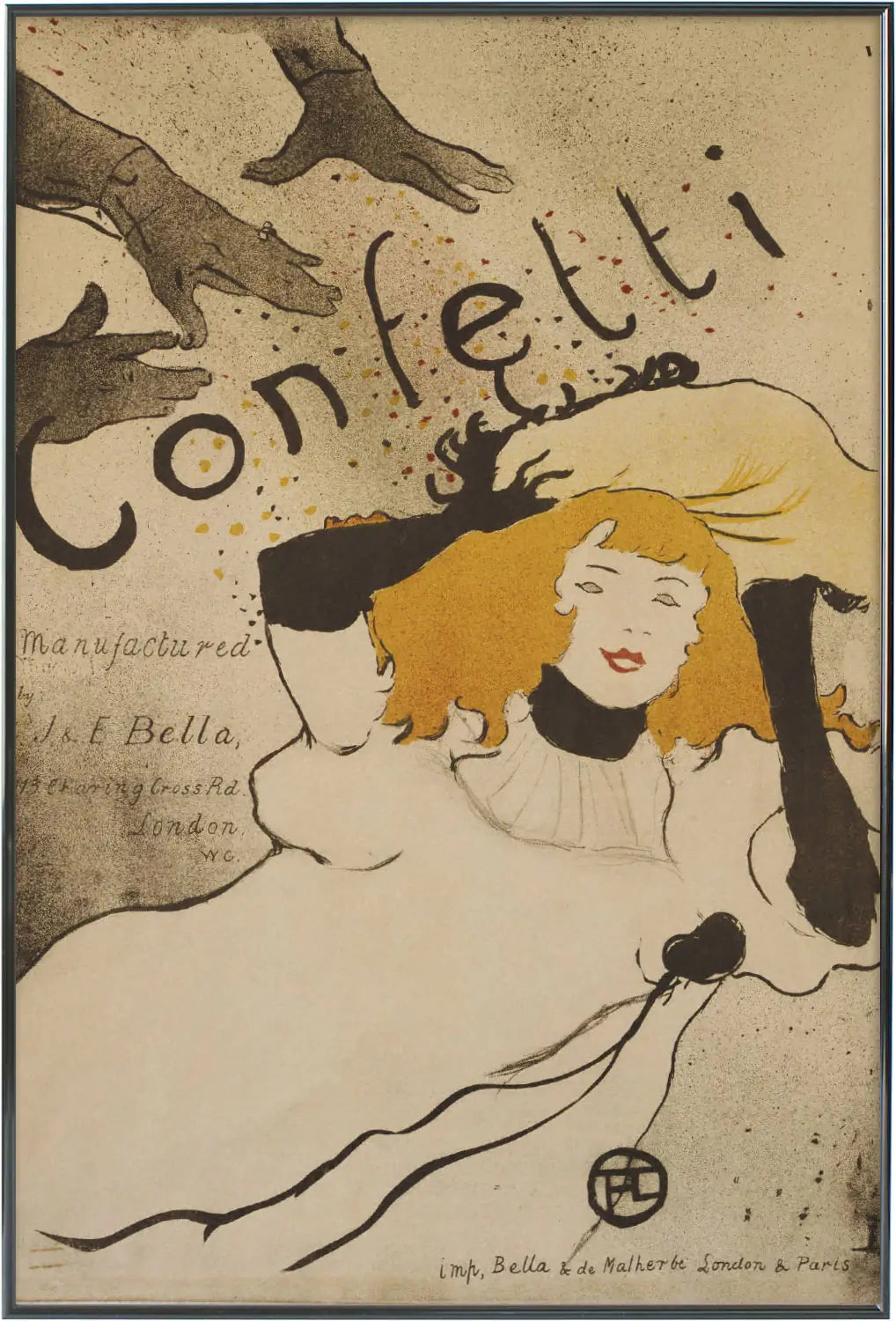 □LAUTREC□１９７５年製作◇ポスター集◇１０種・１０枚◇ Toulouse-Lautrec 