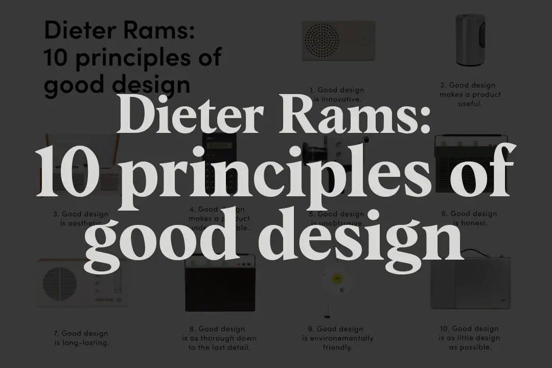 ディーター・ラムス: タイムレスなデザインを生み出した「良いデザイン」１０の原則