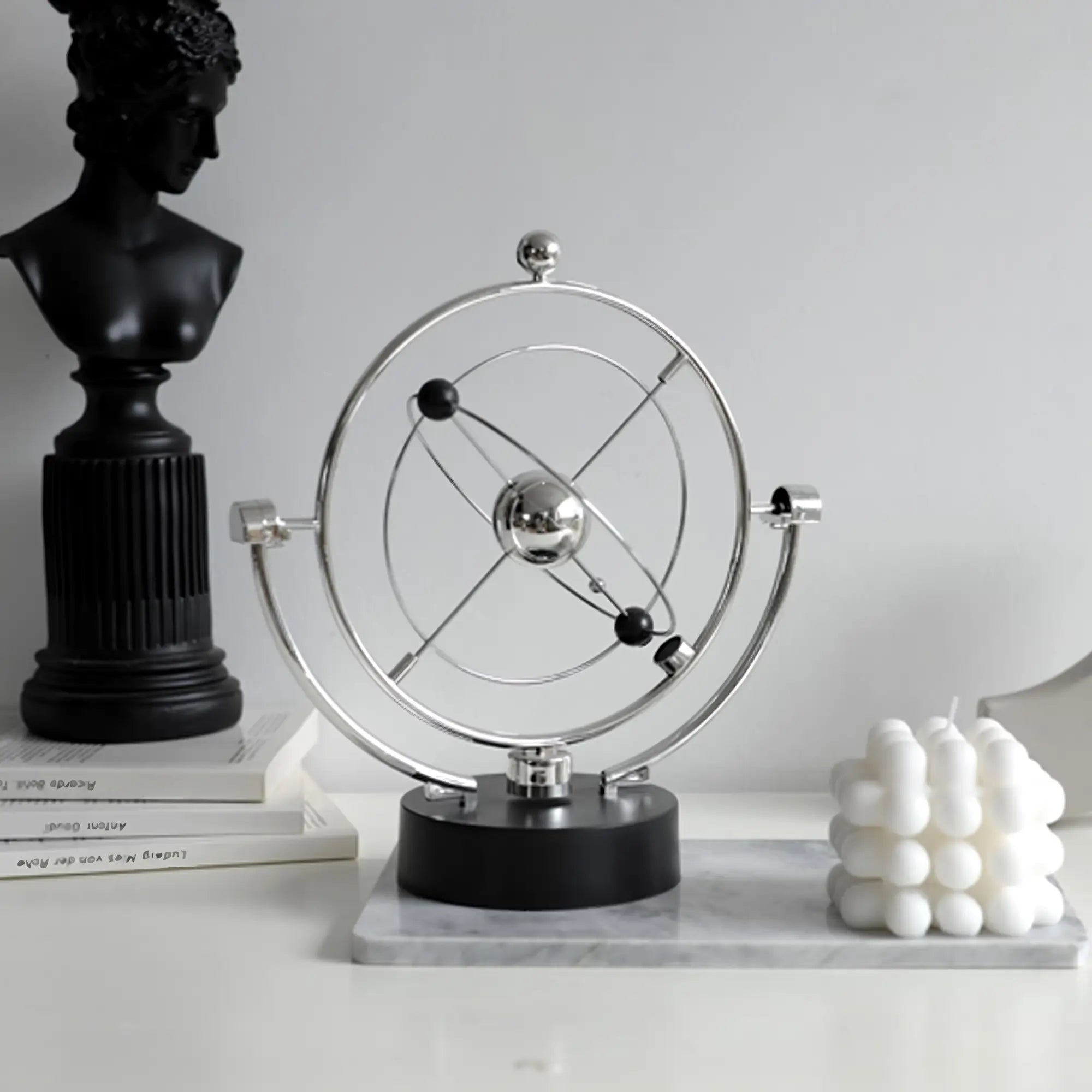 Kinetic orbital art module