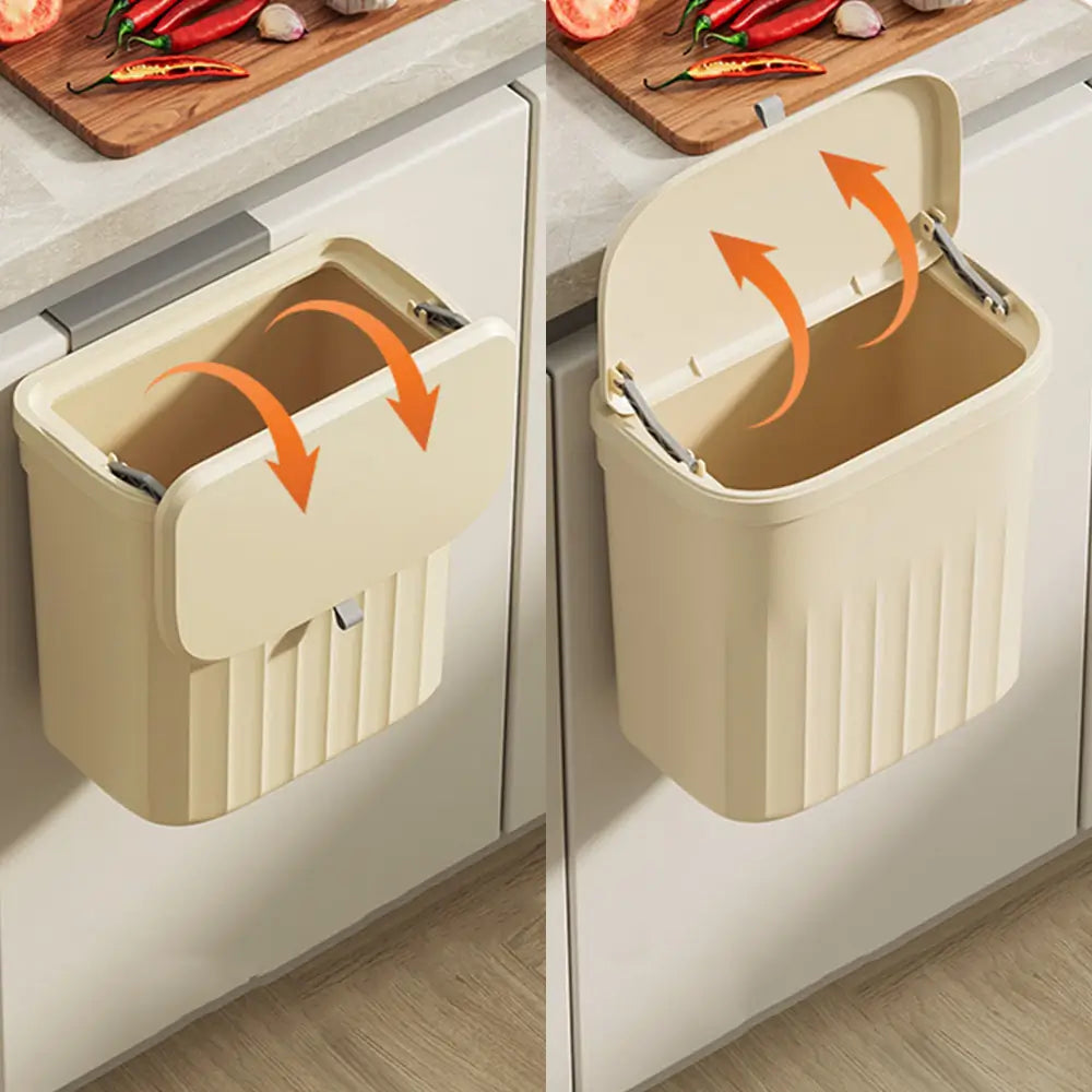 Modern side garbage bin