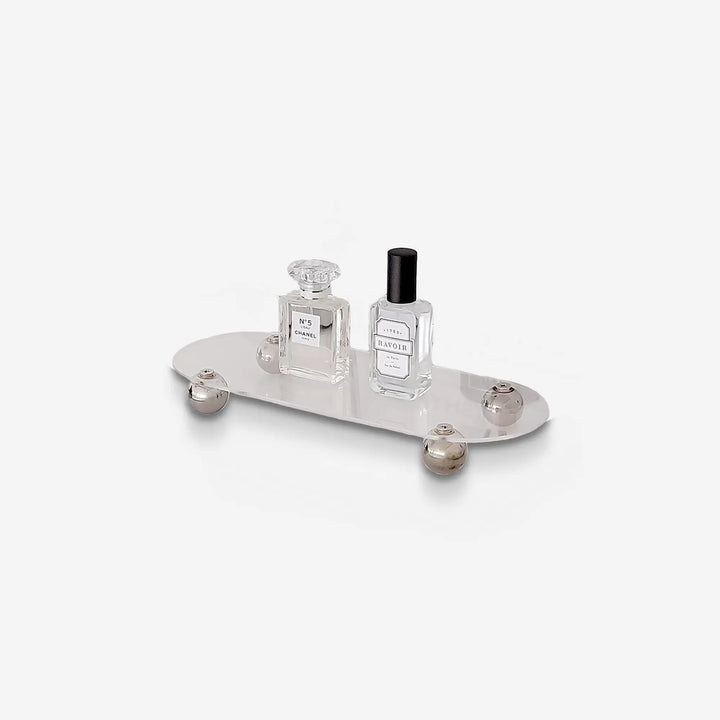 Oval transparent display tray