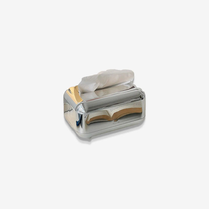 Modern chrome tissue box
