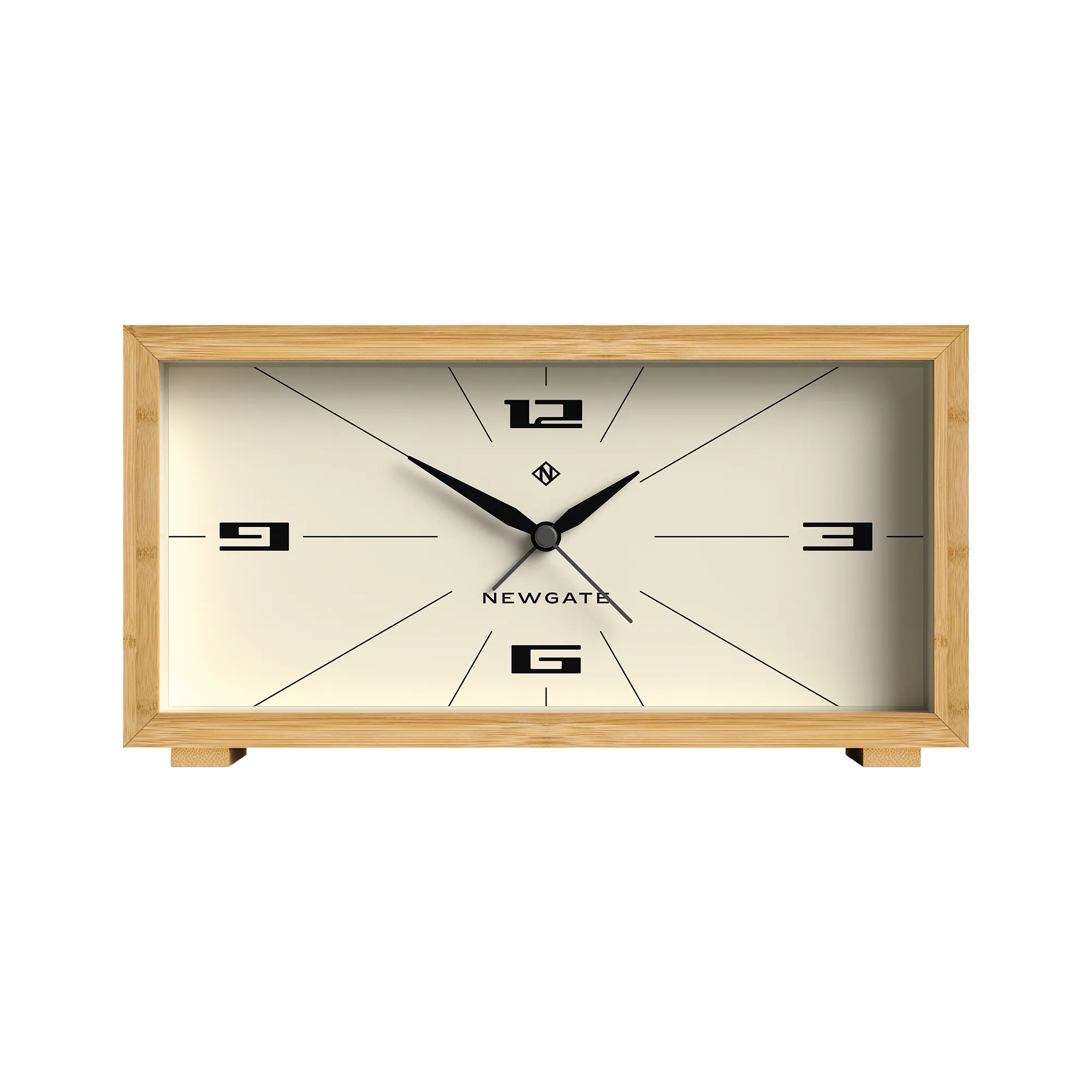 Newgate Lemur Alarm Clock in Bamboo