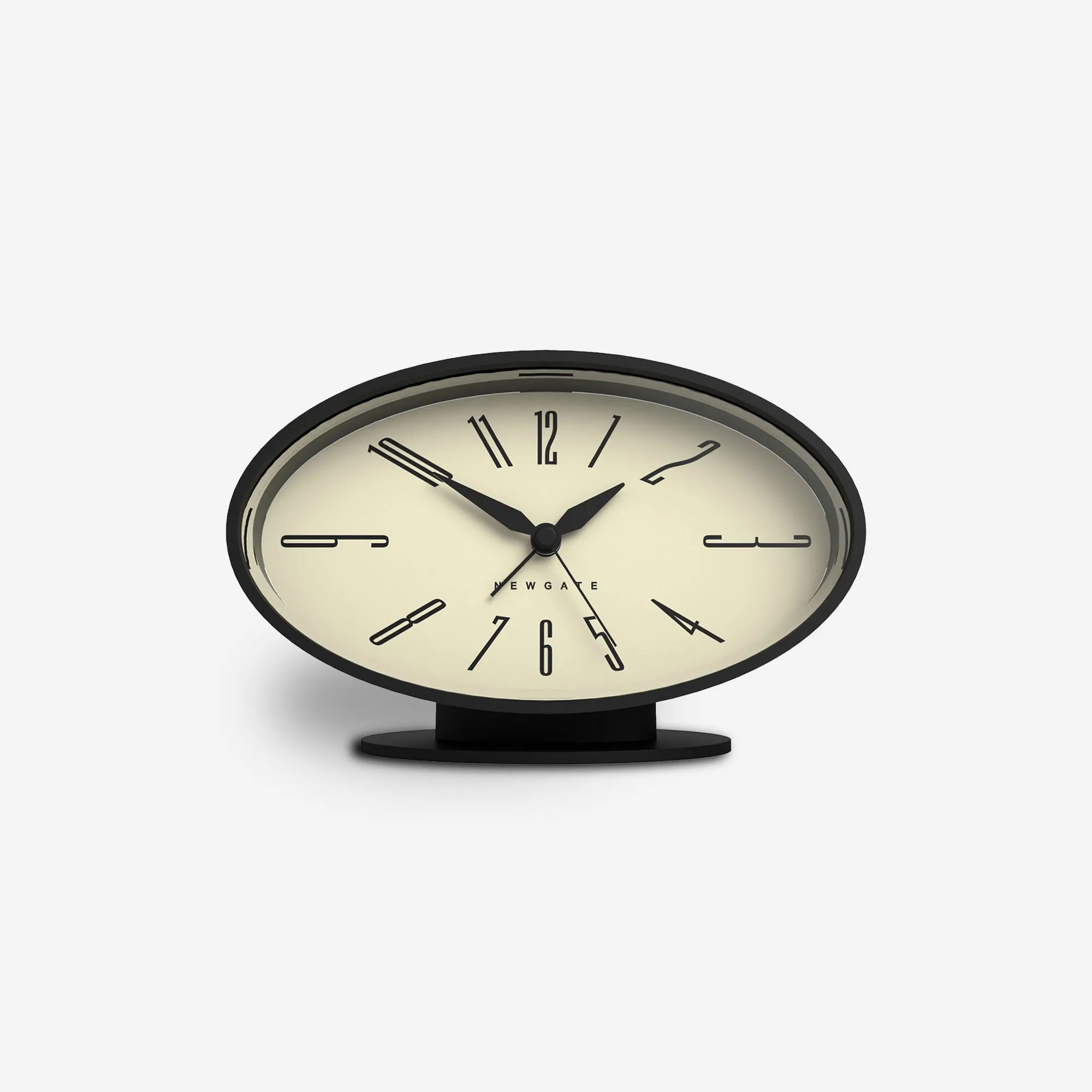 Newgate Ronnie alarm clock in black