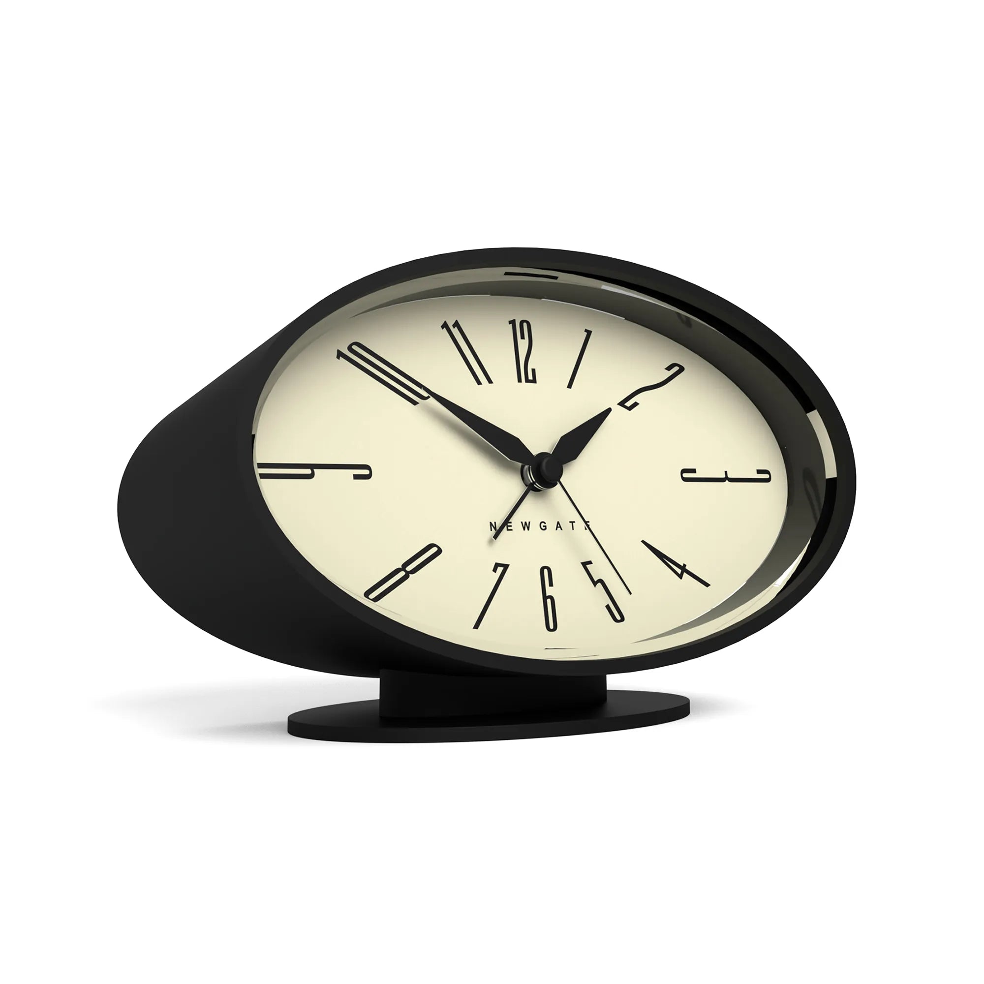 Newgate Ronnie alarm clock in black