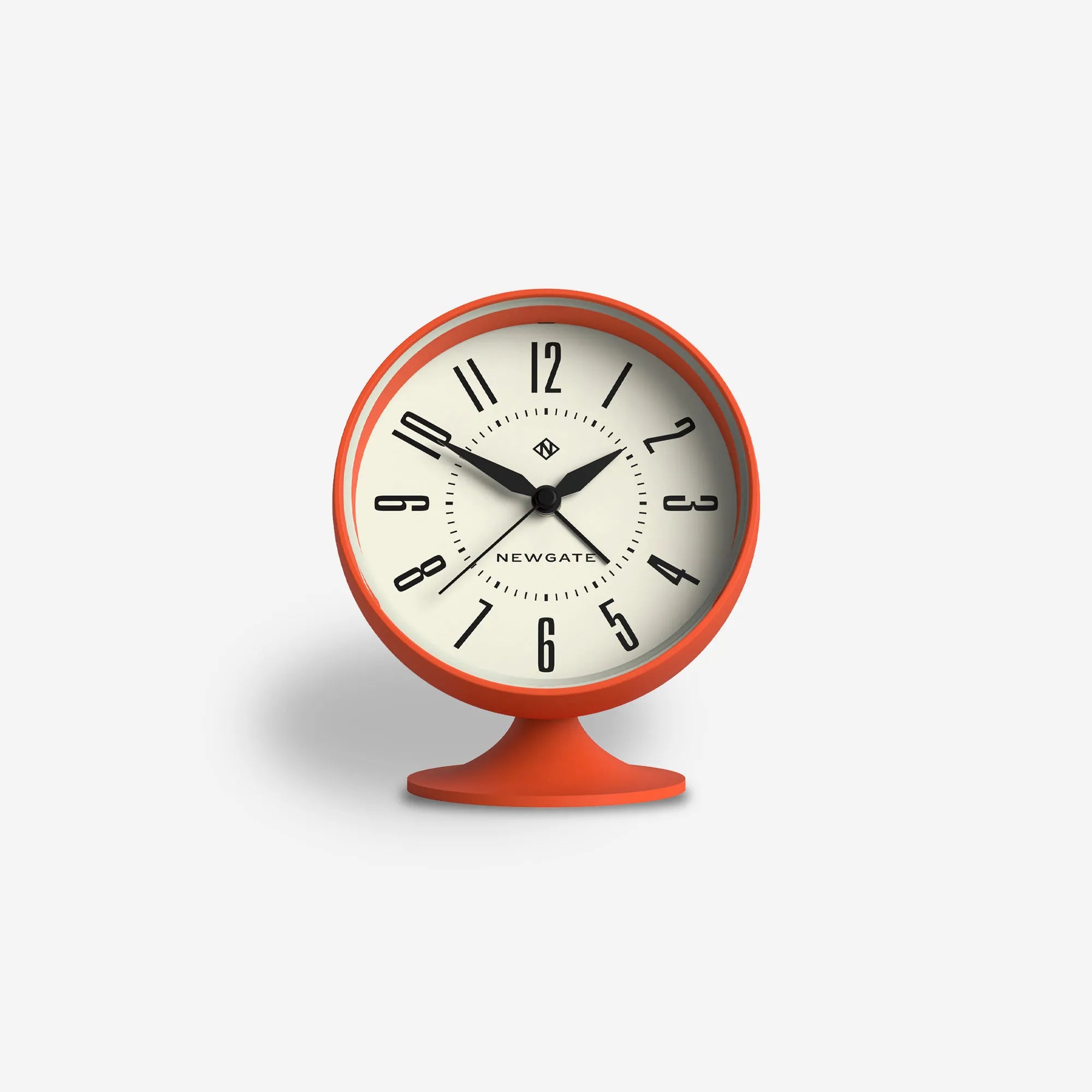 Newgate Spheric alarm clock in orange