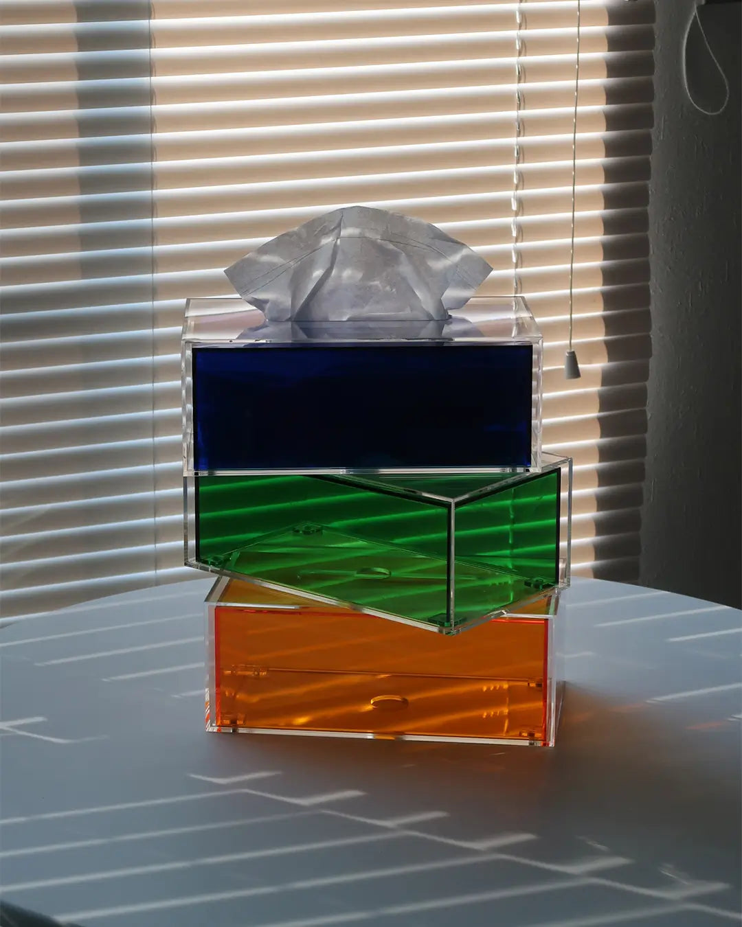 Modern colorful tisse box