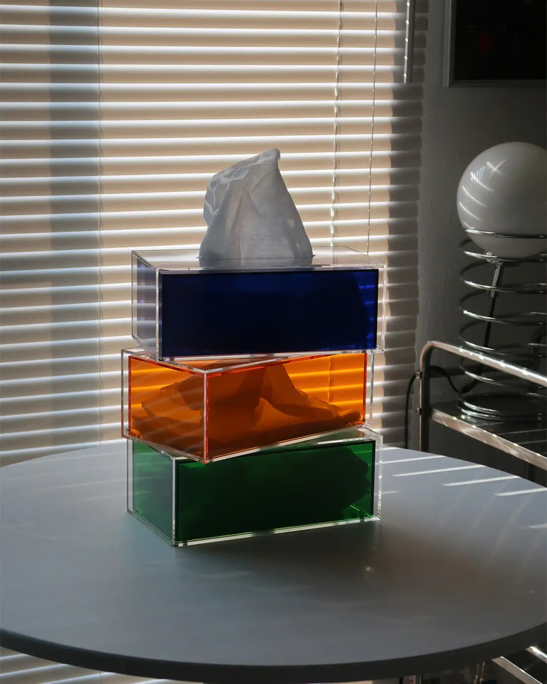 Modern colorful tisse box