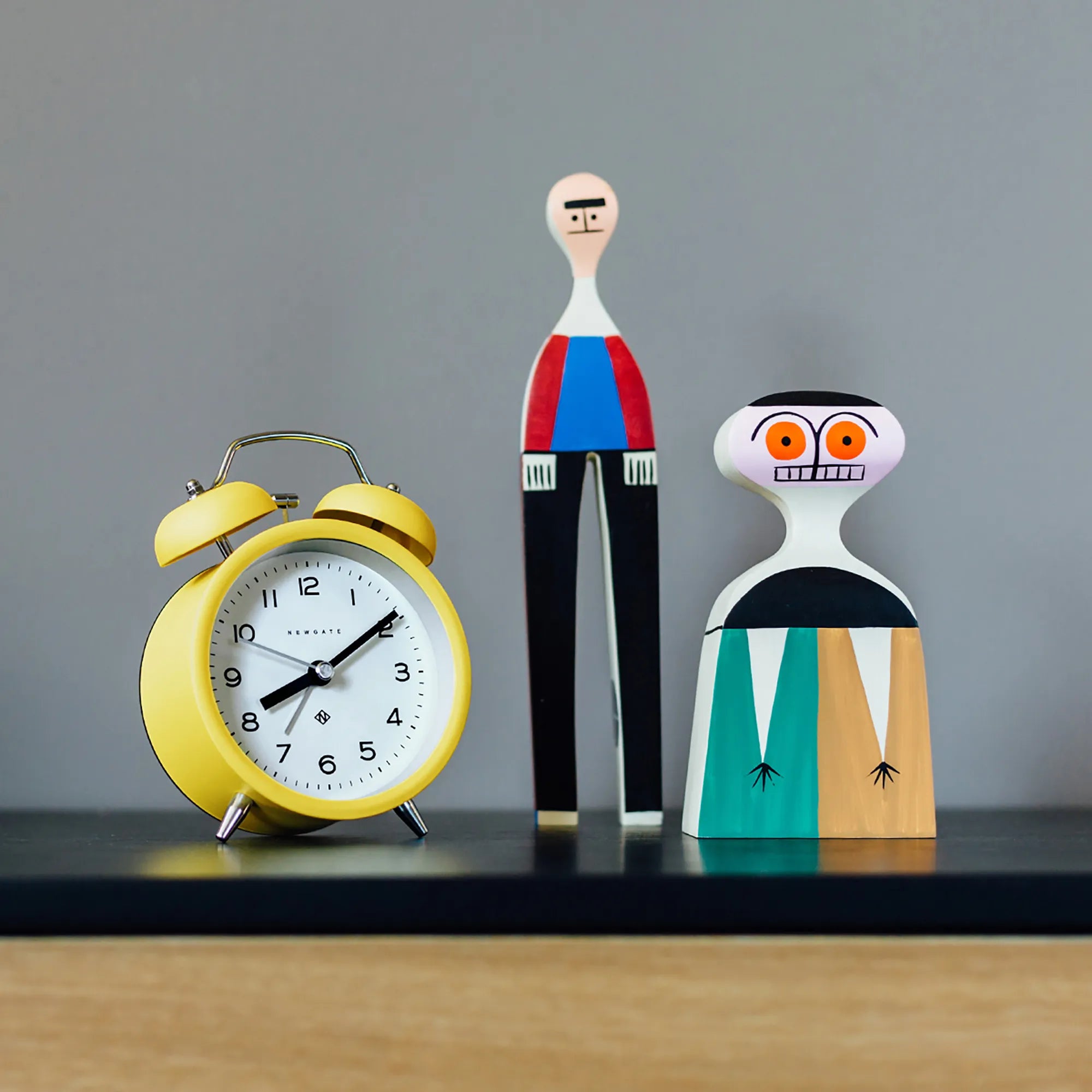 Newgate Echo Alarm Clock in Yellow