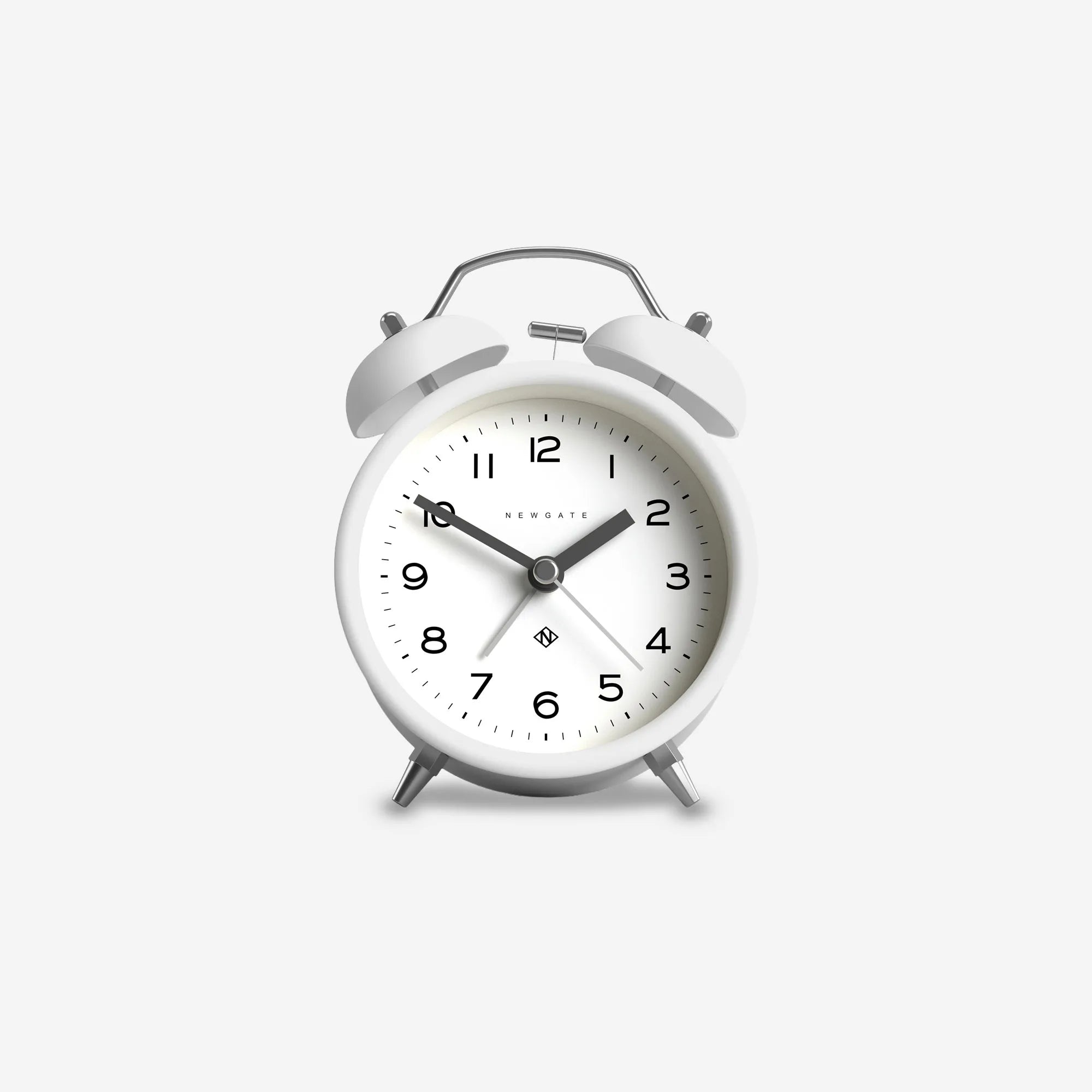 Newgate Echo Alarm Clock in White