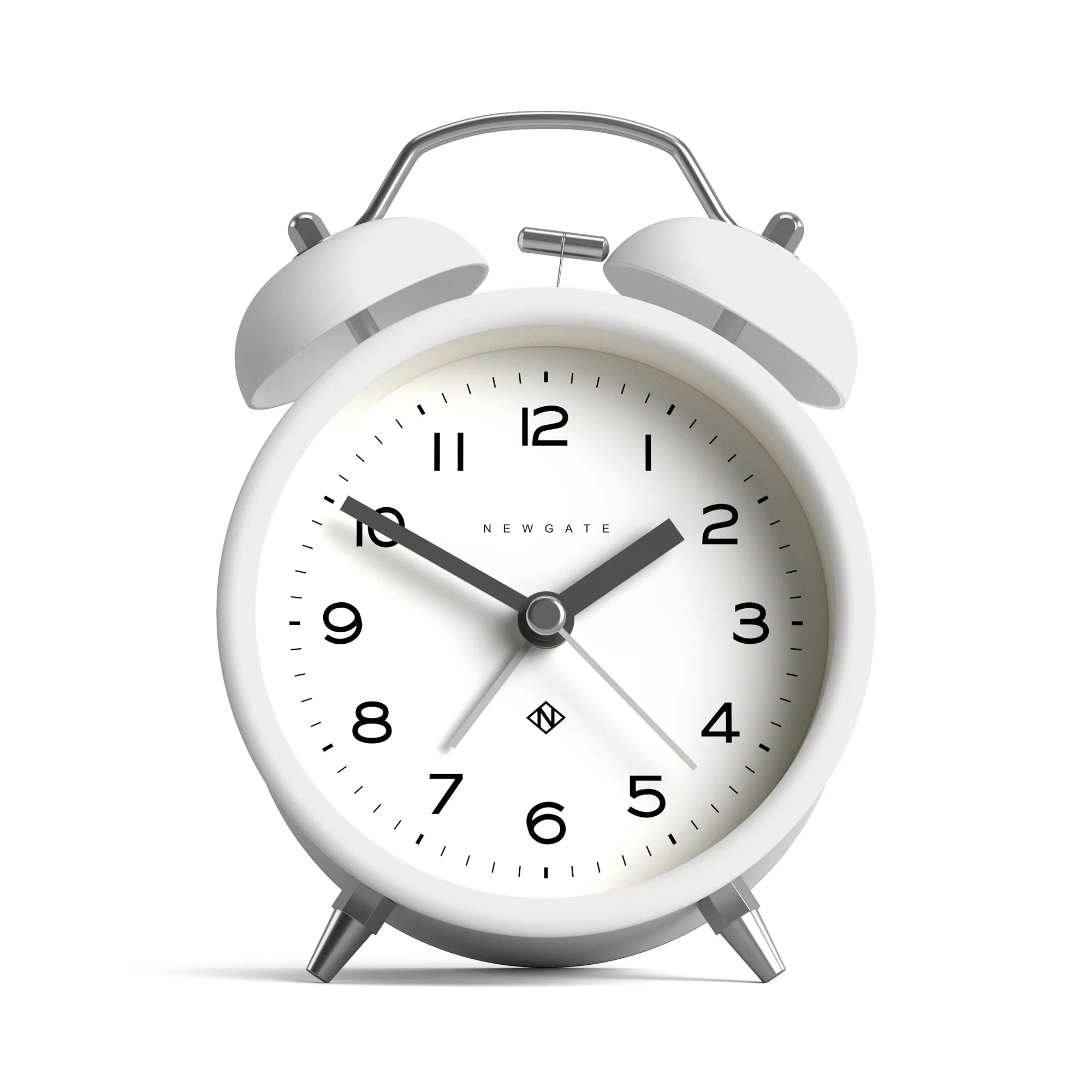 Newgate Echo Alarm Clock in White