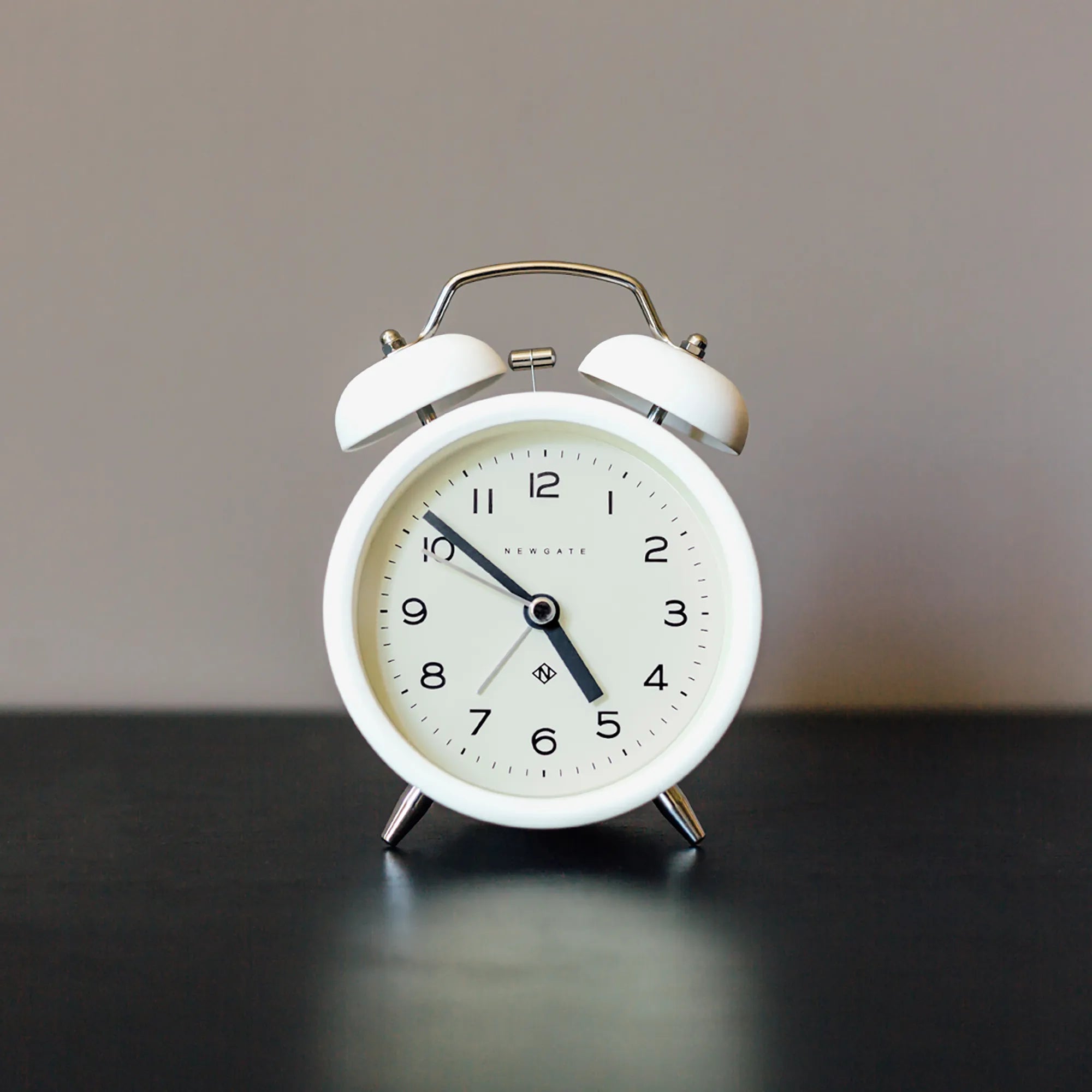 Newgate Echo Alarm Clock in White