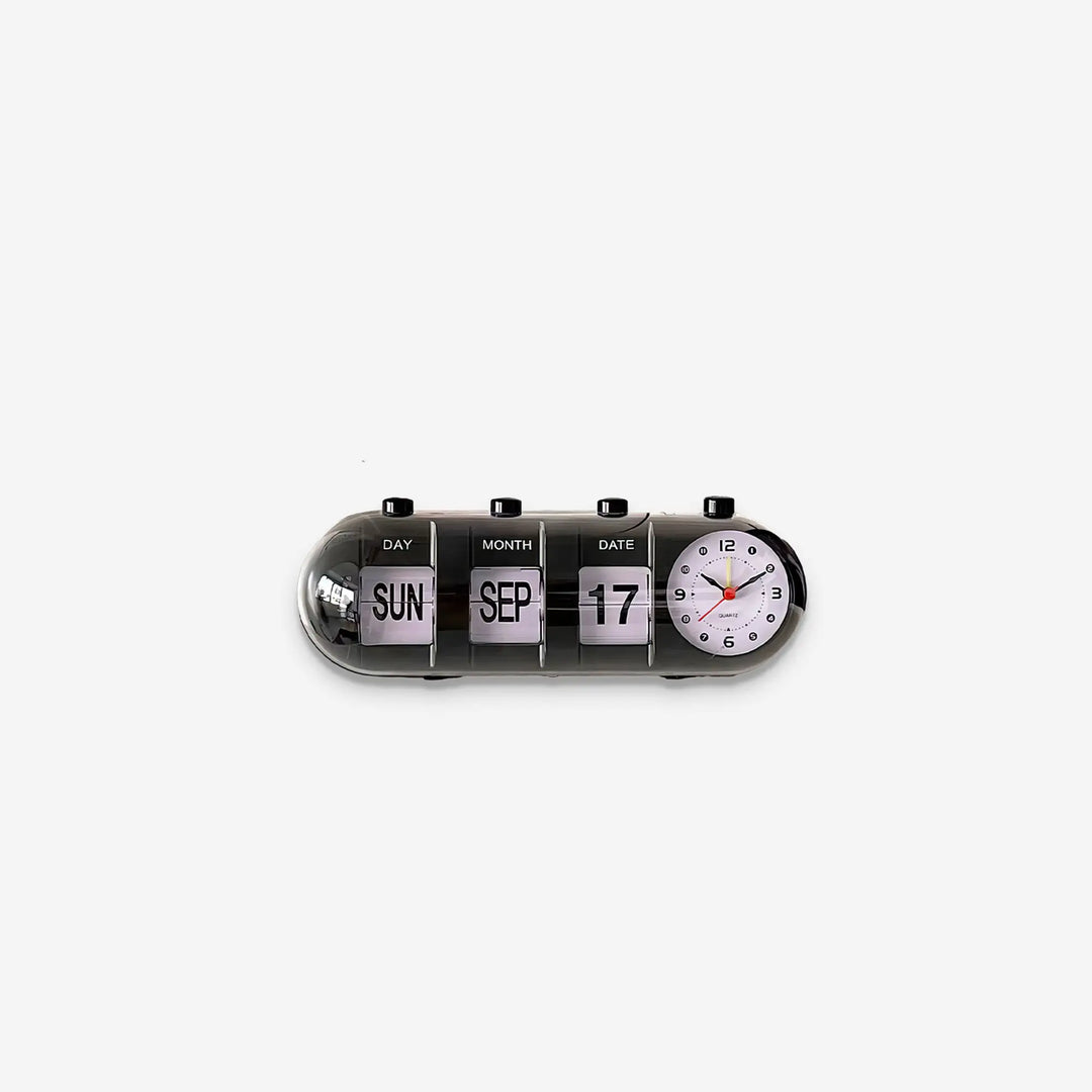 Modern retro table clock