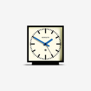 Newgate Amp mantel clock in black with Blue hands