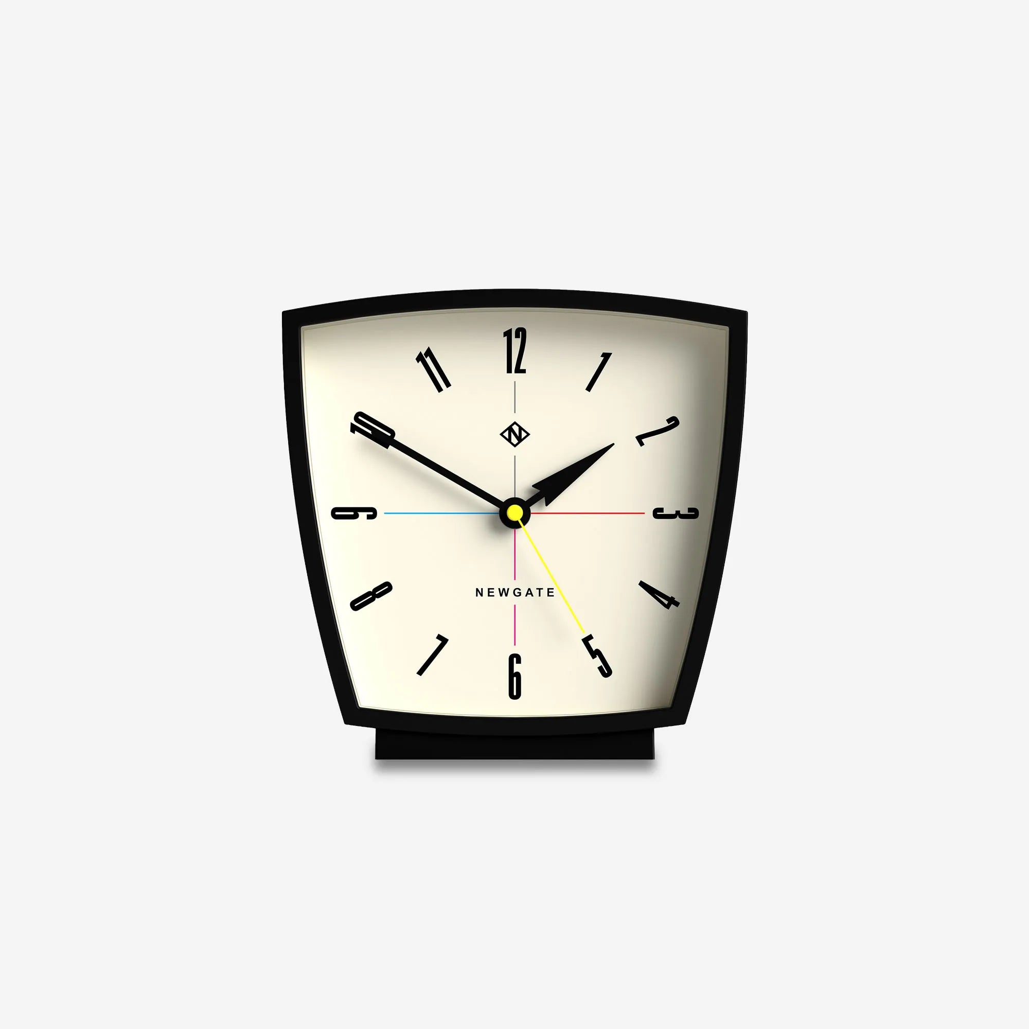 Newgate Odyssey Mantel Clock in Black