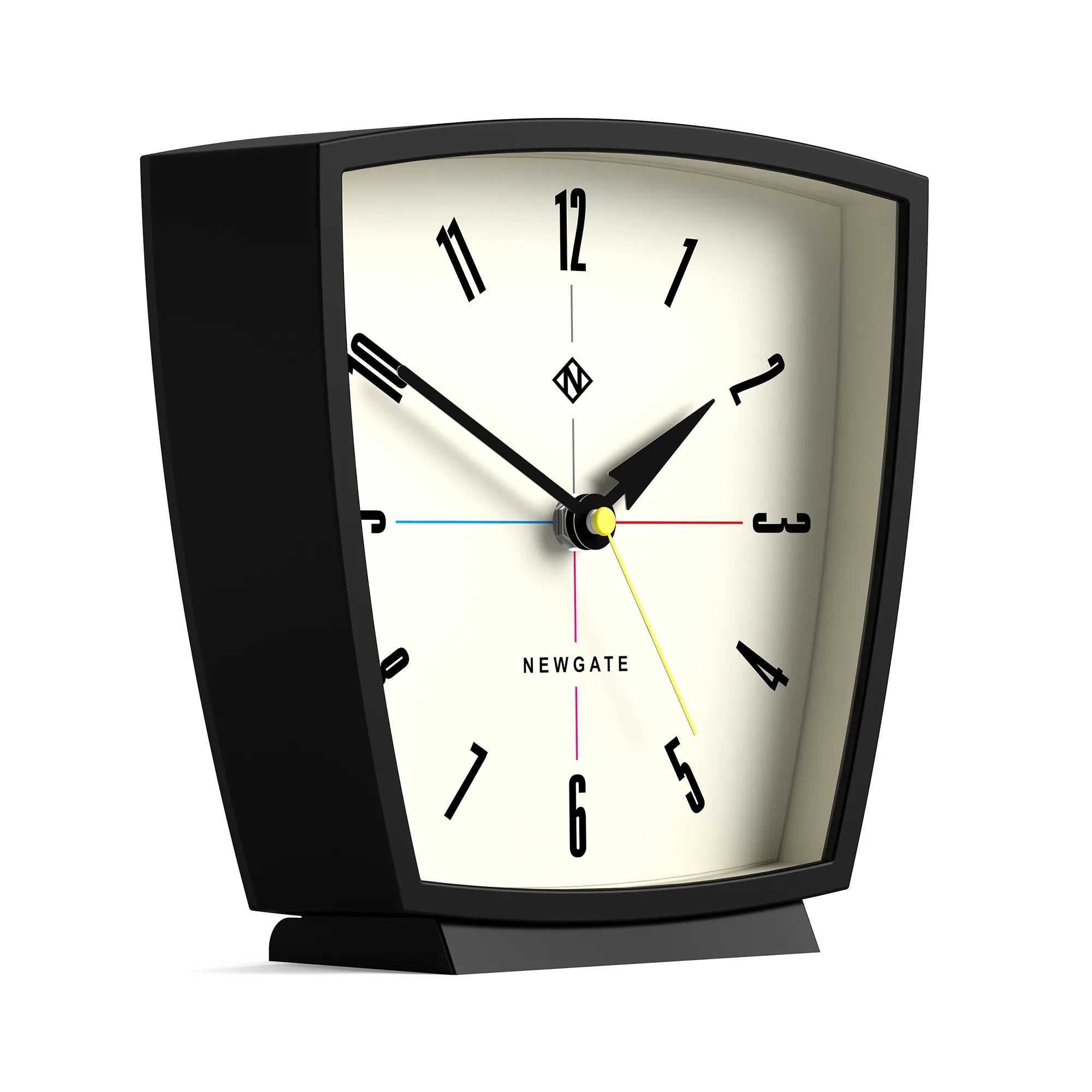 Newgate Odyssey Mantel Clock in Black
