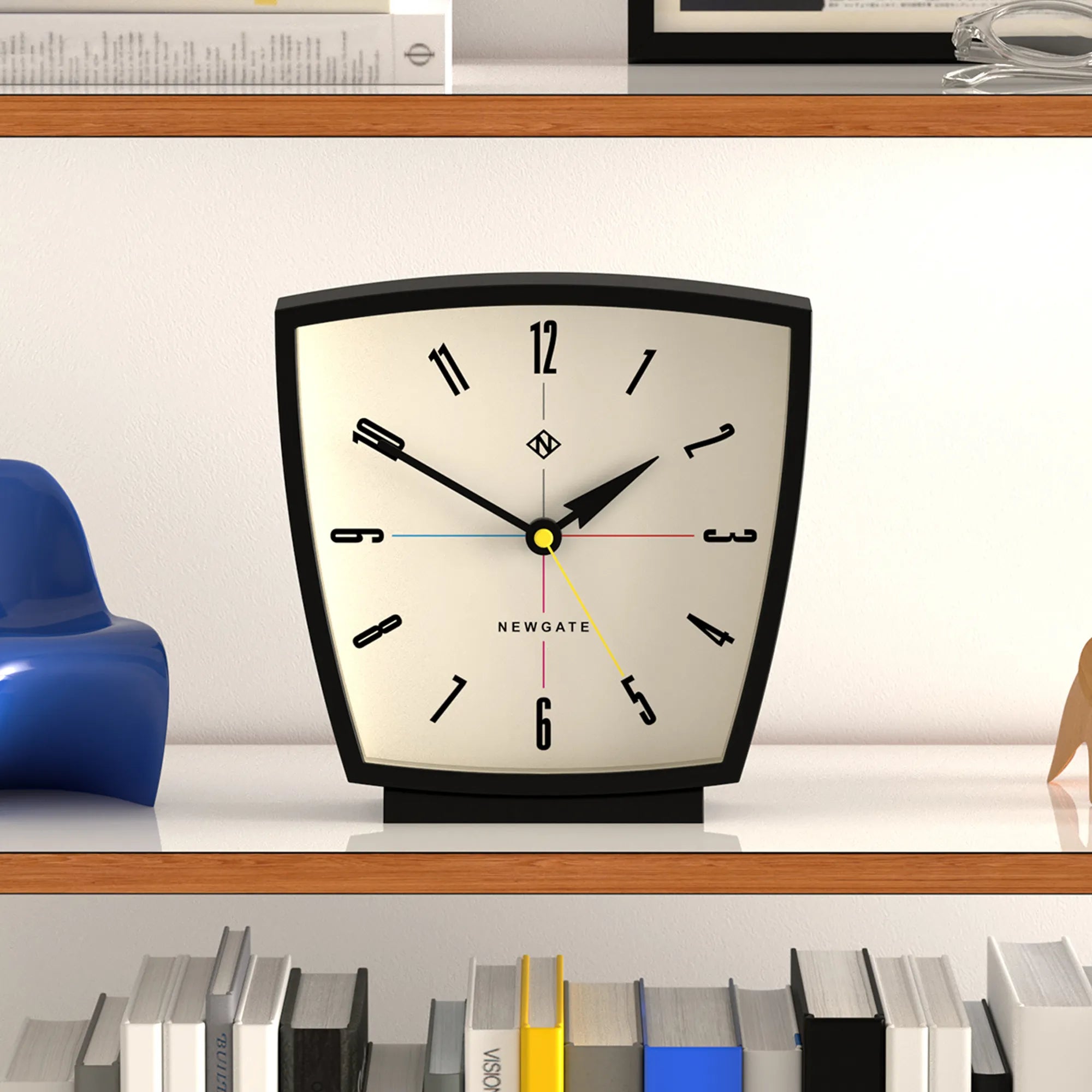 Newgate Odyssey Mantel Clock in Black