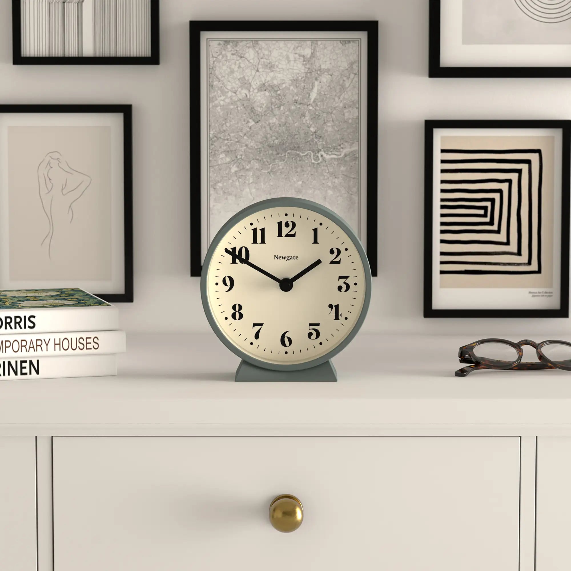 Newgate M Mantel Theater Asparagus Green