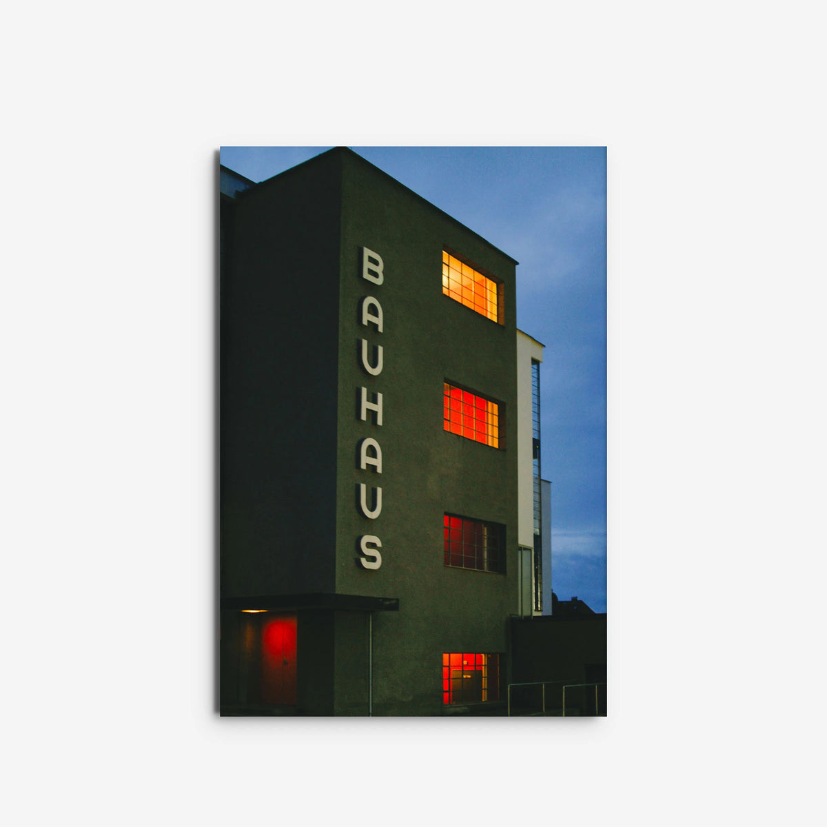 Bauhaus Building Poster