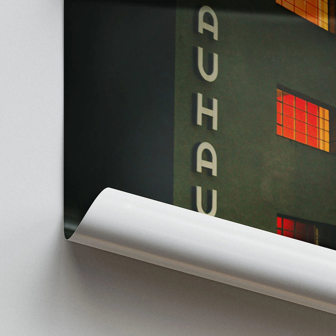 Bauhaus Building Poster