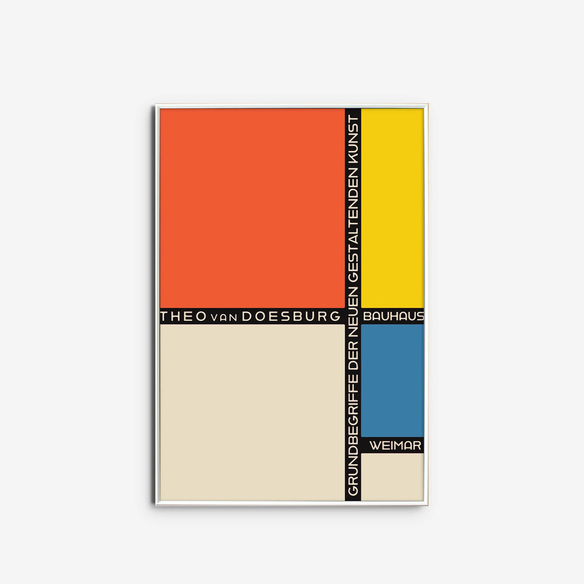 Bauhaus Patchwork｜幾何学模様の抽象アートポスター – Official