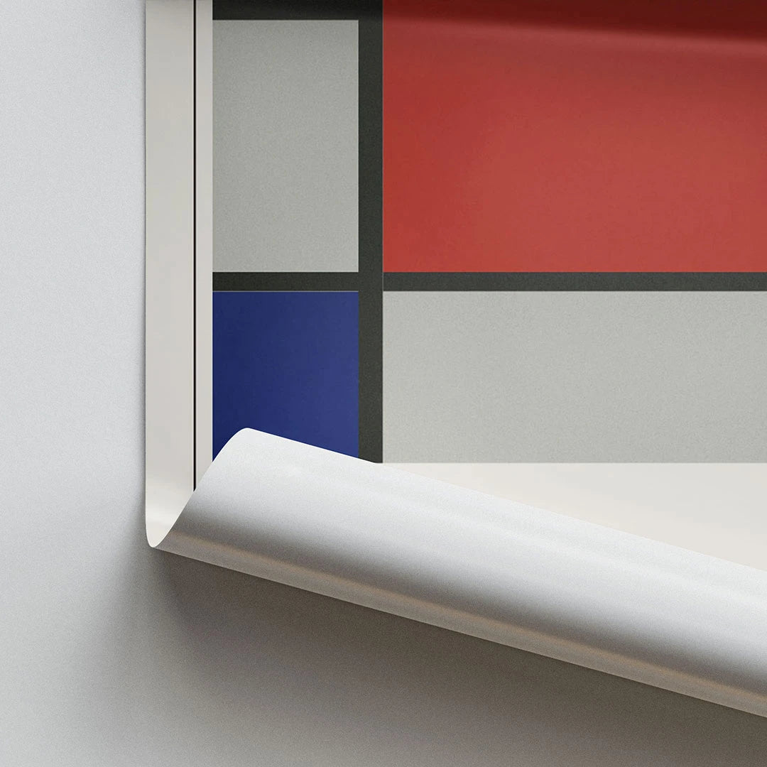 Composition with red, blue, and yellow