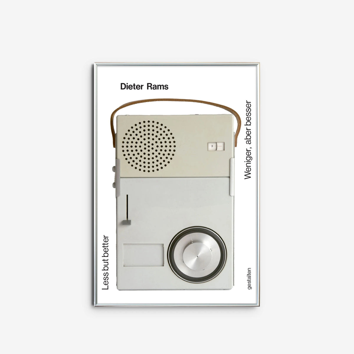 Dieter Rams - Less but better