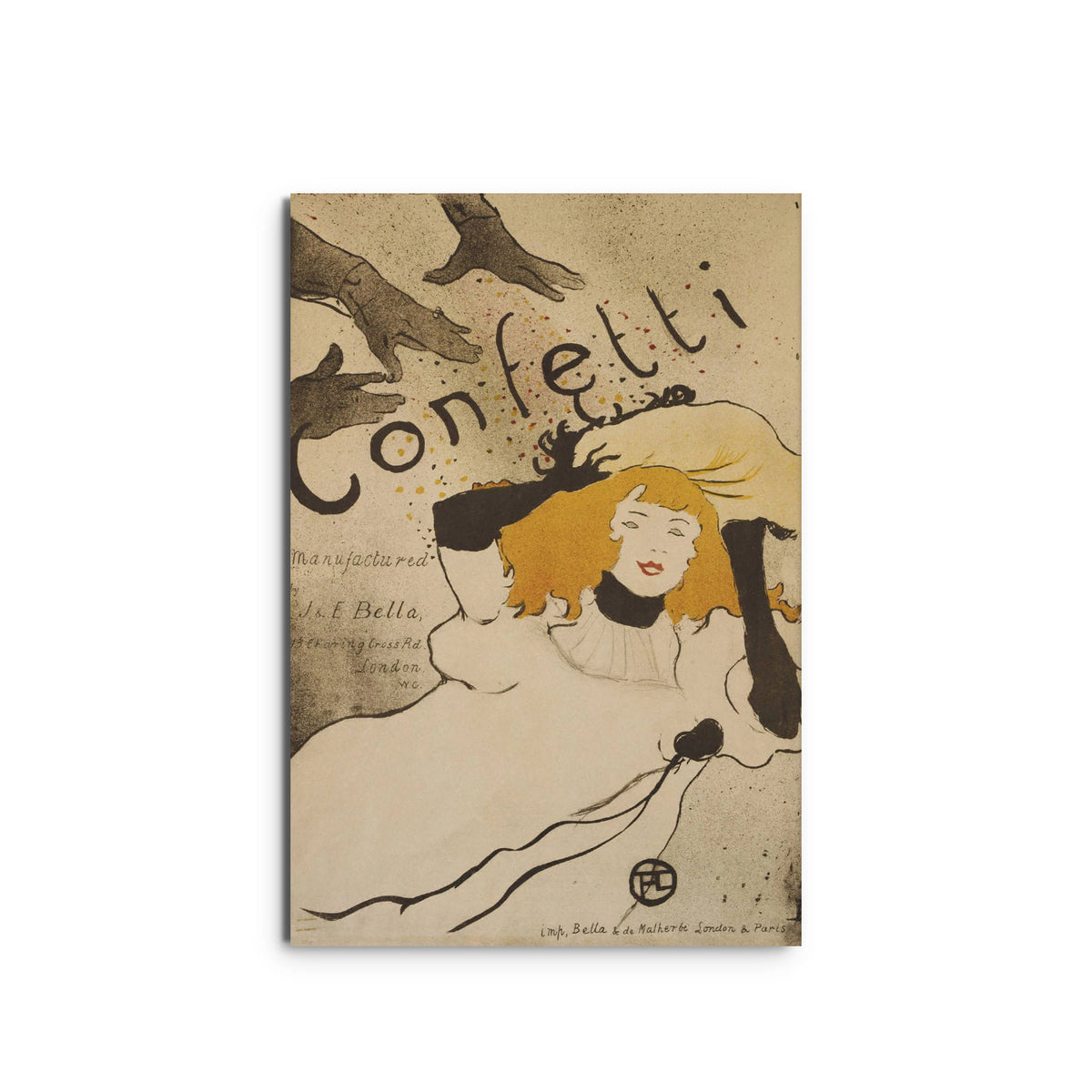 Toulouse-Lautrec "Confetti"