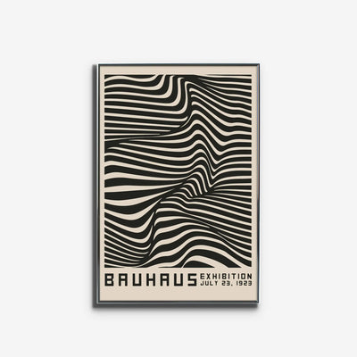 Bauhaus geometric wave