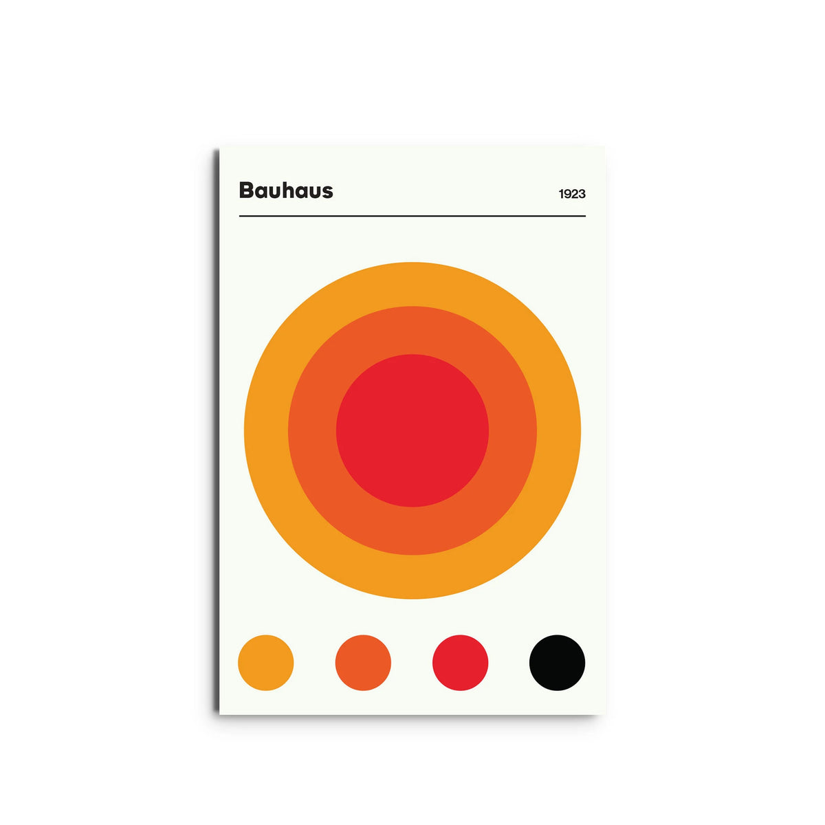 Bauhaus Sonne｜バウハウス風デザインポスター・太陽モチーフ