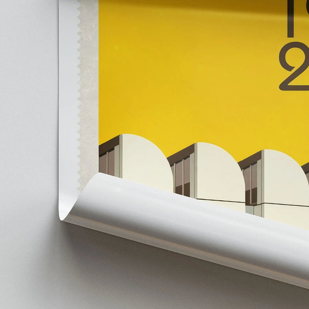 Bauhaus stamp building