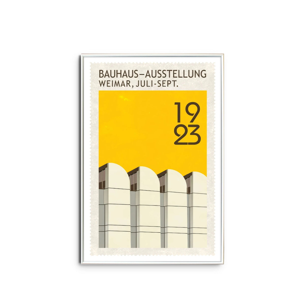 Bauhaus stamp building