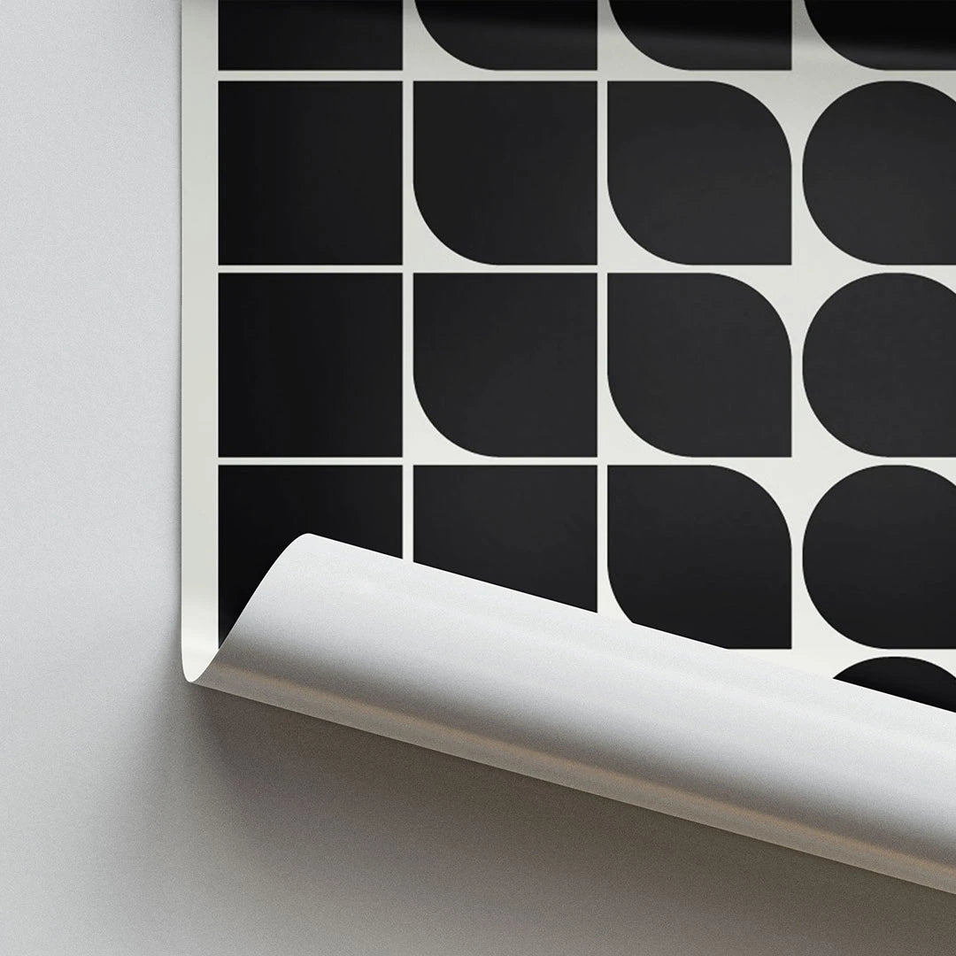 Ecke zu Kreis, in Black