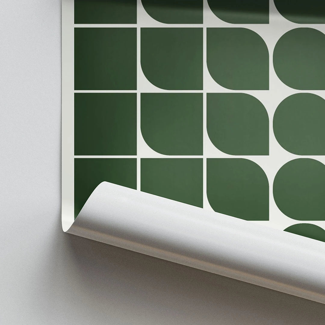 Ecke zu Kreis, in Green