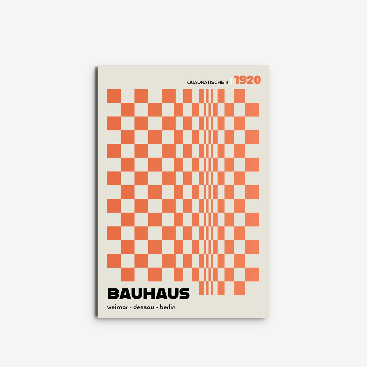 Quadratische, in Orange