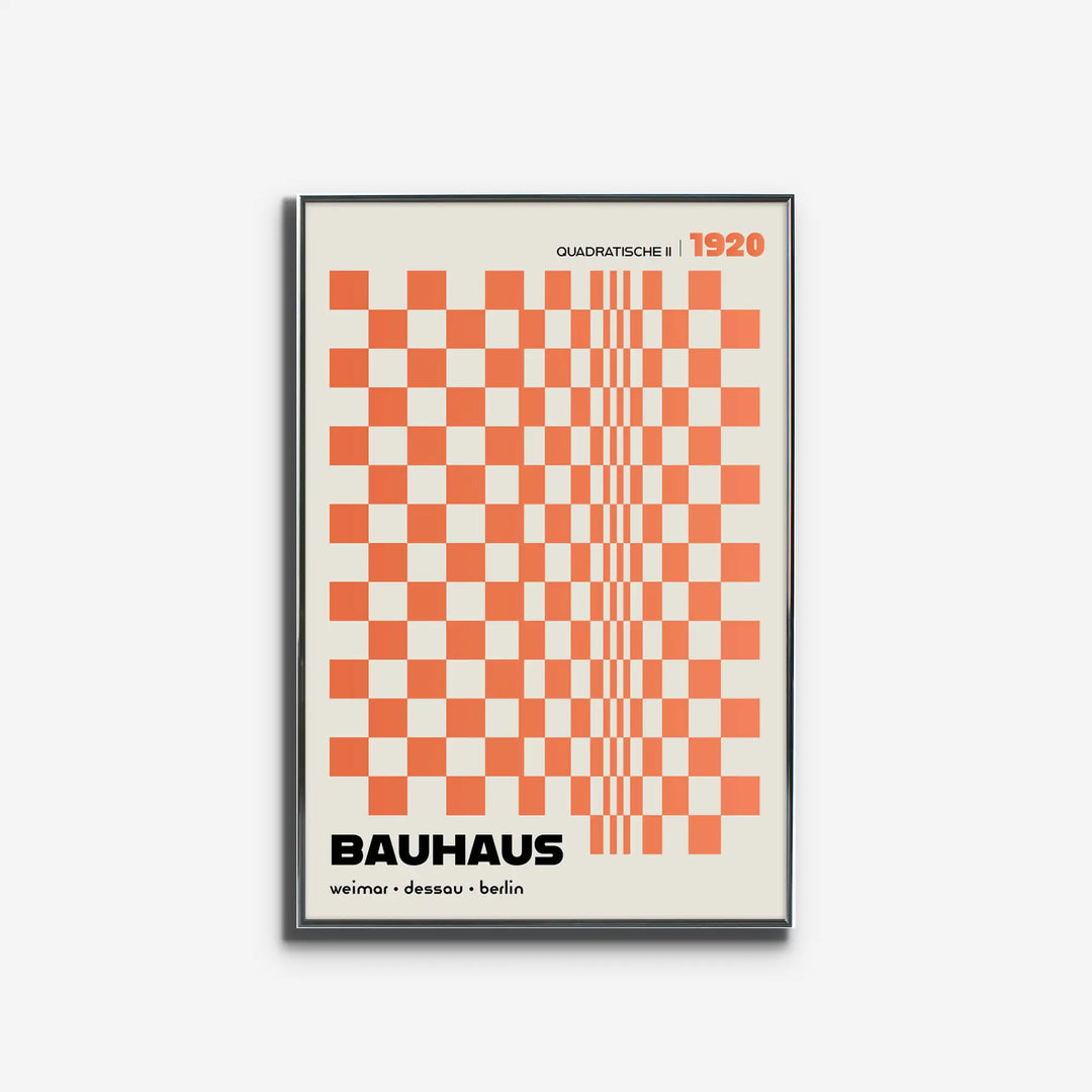 Quadratische, in Orange