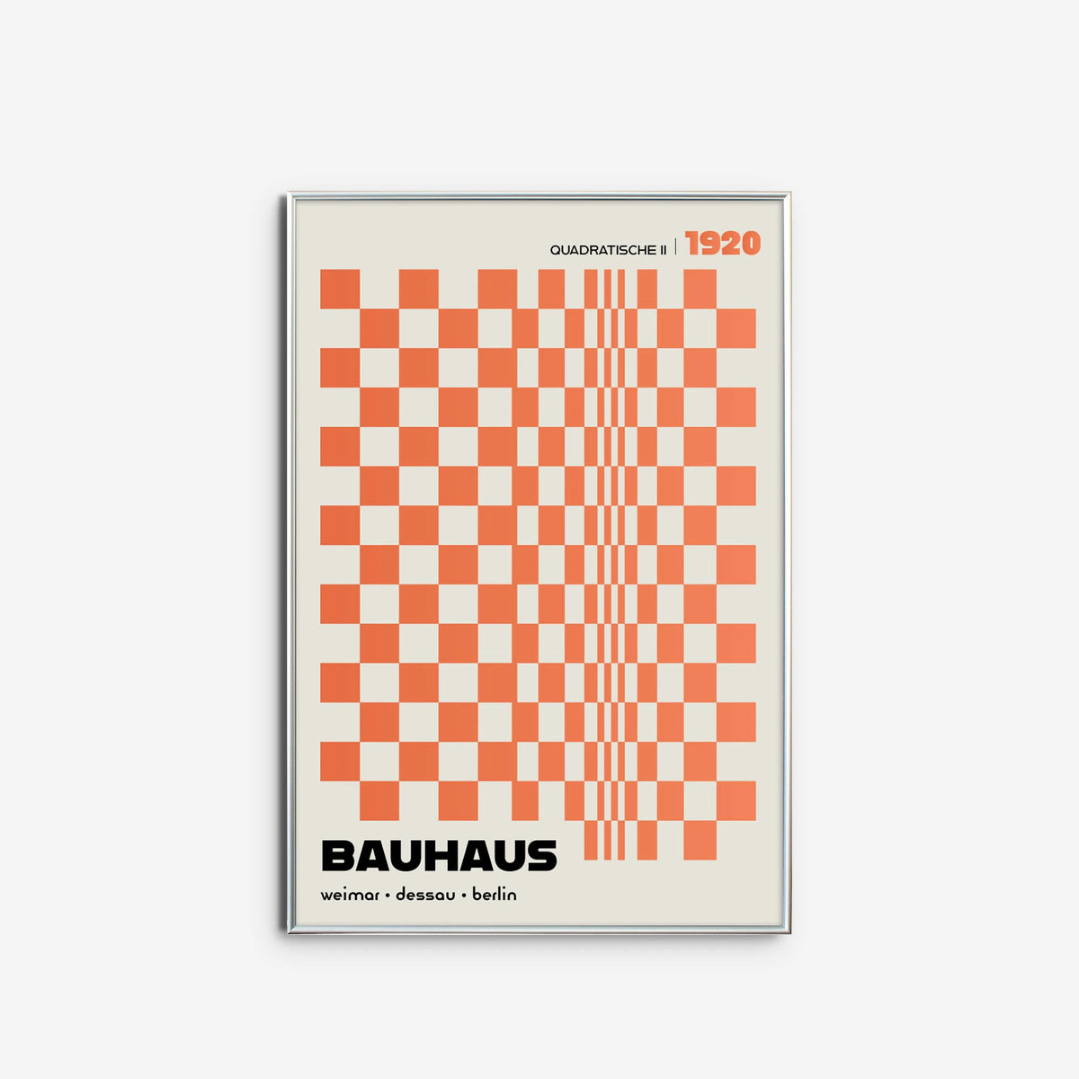 Quadratische, in Orange