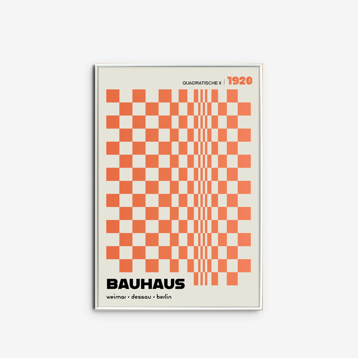 Quadratische, in Orange