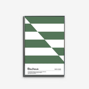 Diagonal Bauhaus in Green